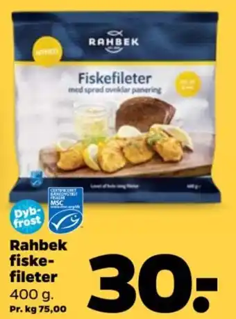 Netto Rahbek fiske- fileter tilbud