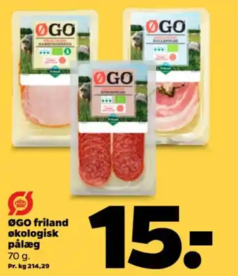 Netto ØGO friland økologisk pålæg. tilbud