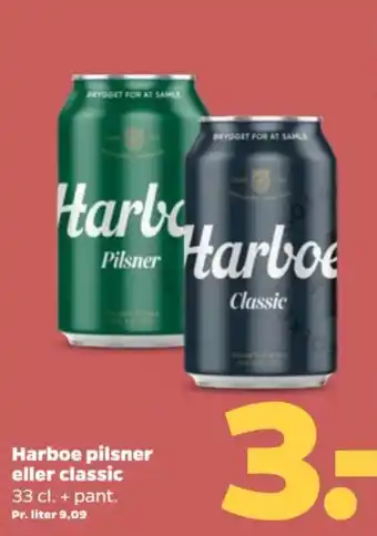 Netto Harboe pilsner eller classic tilbud