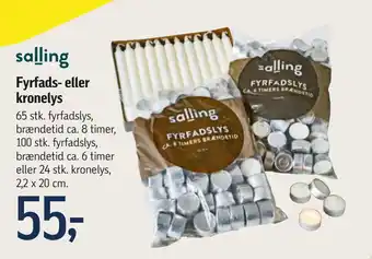 Føtex Fyrfads- eller kronelys tilbud