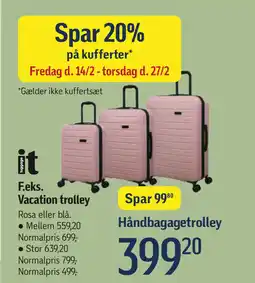 Føtex Vacation trolley tilbud