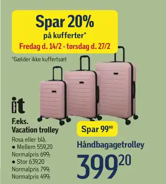 Føtex Vacation trolley tilbud