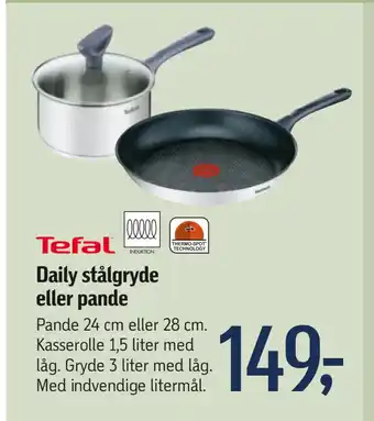 Føtex Daily stålgryde eller pande tilbud