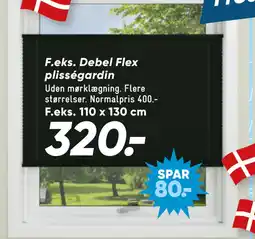 Bilka Debel Flex plisségardin tilbud