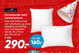Bilka Hovedpude med memoryskum tilbud