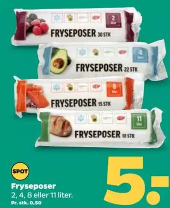 Netto Fryseposer tilbud