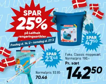 Bilka Classic moppesæt tilbud