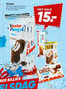 Bilka Kinder tilbud