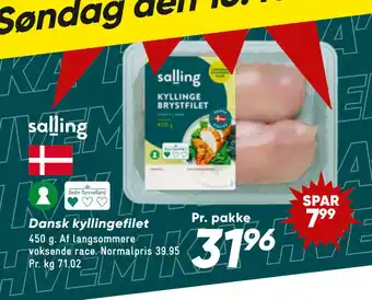 Bilka Dansk kyllingefilet tilbud