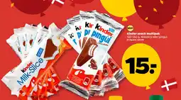 Netto Kinder snack multipak tilbud