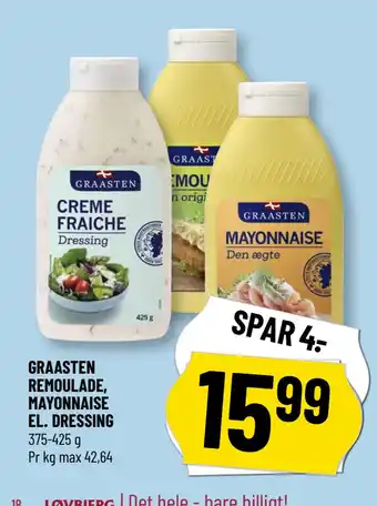 Løvbjerg GRAASTEN REMOULADE, MAYONNAISE EL. DRESSING tilbud