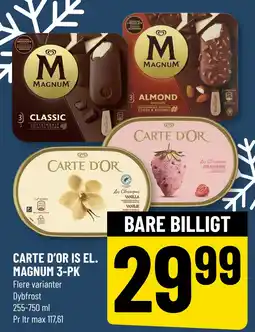 Løvbjerg CARTE D’OR IS EL. MAGNUM 3-PK tilbud