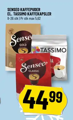 Løvbjerg SENSEO KAFFEPUDER EL. TASSIMO KAFFEKAPSLER tilbud