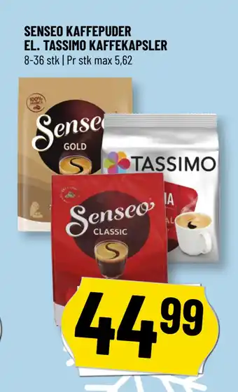 Løvbjerg SENSEO KAFFEPUDER EL. TASSIMO KAFFEKAPSLER tilbud