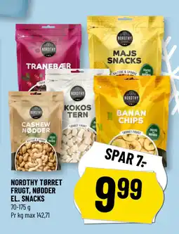 Løvbjerg NORDTHY TØRRET FRUGT, NØDDER EL. SNACKS tilbud