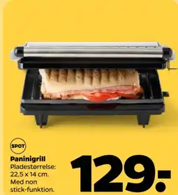 Netto Paninigrill Pladestørrelse: tilbud