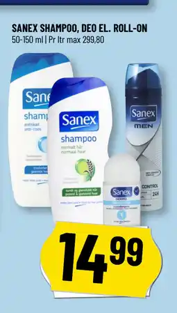 Løvbjerg SANEX SHAMPOO, DEO EL. ROLL-ON tilbud