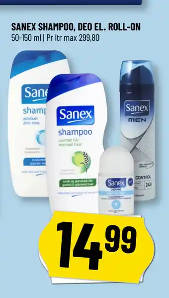 Løvbjerg SANEX SHAMPOO, DEO EL. ROLL-ON tilbud