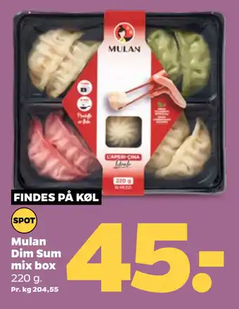 Netto Mulan Dim Sum mix box tilbud