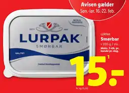 Lidl Smørbar tilbud