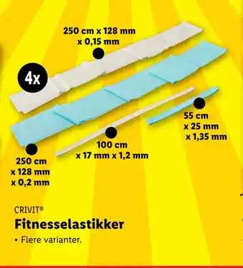 Lidl Fitnesselastikker tilbud