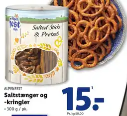 Lidl Saltstænger og -kringler tilbud
