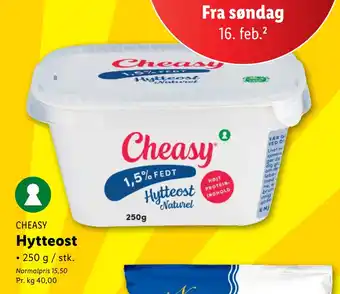 Lidl Hytteost tilbud