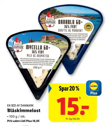 Lidl Blåskimmelost tilbud