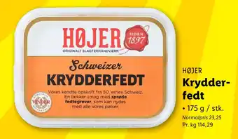 Lidl Krydderfedt tilbud