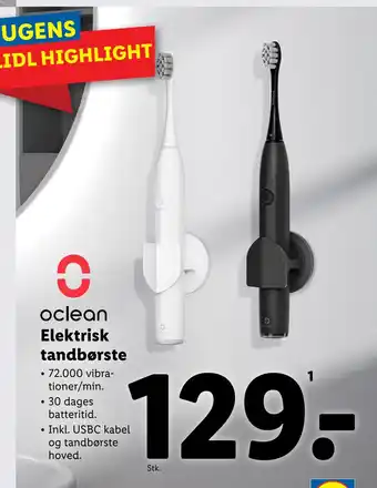 Lidl Elektrisk tandbørste tilbud