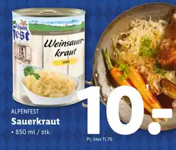 Lidl Sauerkraut tilbud