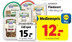 Lidl Flødeost tilbud