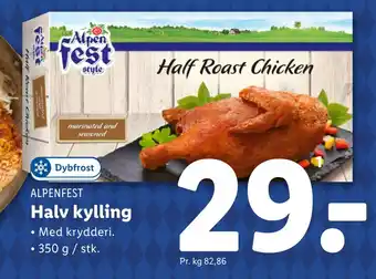 Lidl Halv kylling tilbud