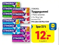 Lidl Tyggegummi tilbud