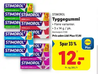 Lidl Tyggegummi tilbud