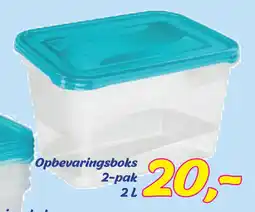 Hi five Opbevaringsboks 2-pak 2 L tilbud