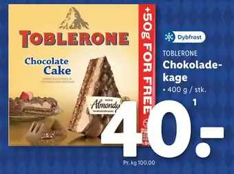 Lidl Chokoladekage tilbud