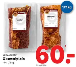 Lidl Oksestriploin tilbud