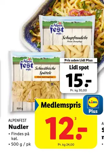 Lidl Nudler tilbud