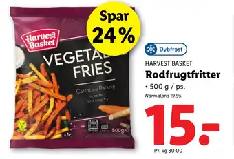 Lidl Rodfrugtfritter tilbud