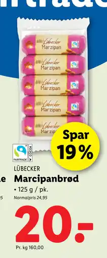 Lidl Marcipanbrød tilbud