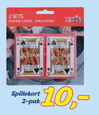 Hi five Spillekort 2-pak tilbud