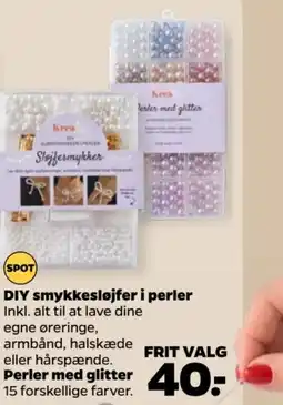 Netto DIY smykkesløjfer i perler Inkl. alt til at lave dine tilbud