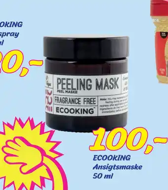 Hi five ECOOKING Ansigtsmaske 50 ml tilbud