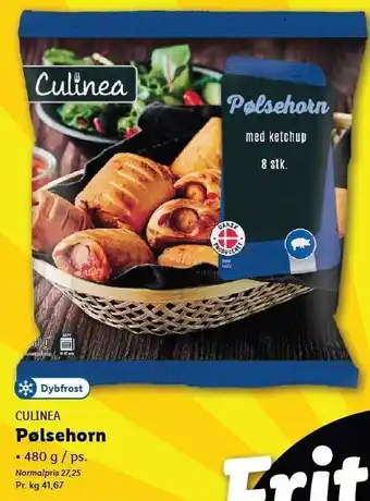 Lidl Culinea Pølsehorn tilbud