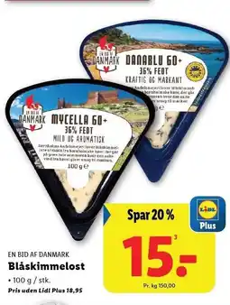 Lidl EN BID AF DANMARK Blåskimmelost tilbud