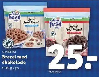 Lidl Brezel med choklade tilbud