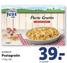 Lidl ALPENFEST Pastagratin tilbud