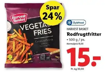 Lidl HARVEST BASKET Rodfrugtfritter tilbud