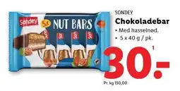 Lidl SONDEY Chokoladebar tilbud